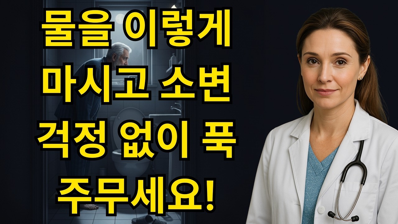 의사들도 충격: 물을 이렇게 마시면 야간뇨 없이 7시간 연속 숙면