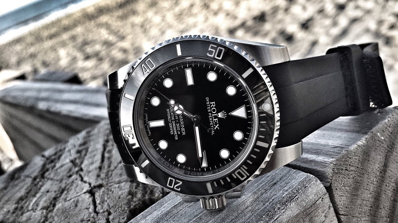 rolex submariner rubber