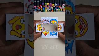 🤯😱🥶 Diy cute emojis art #art #drawing #paper #emoji #papercraft #cute #diy #toys