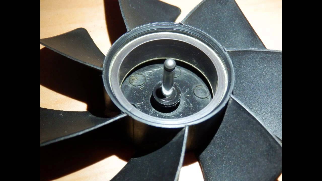 to repair a noisy PC fan - YouTube