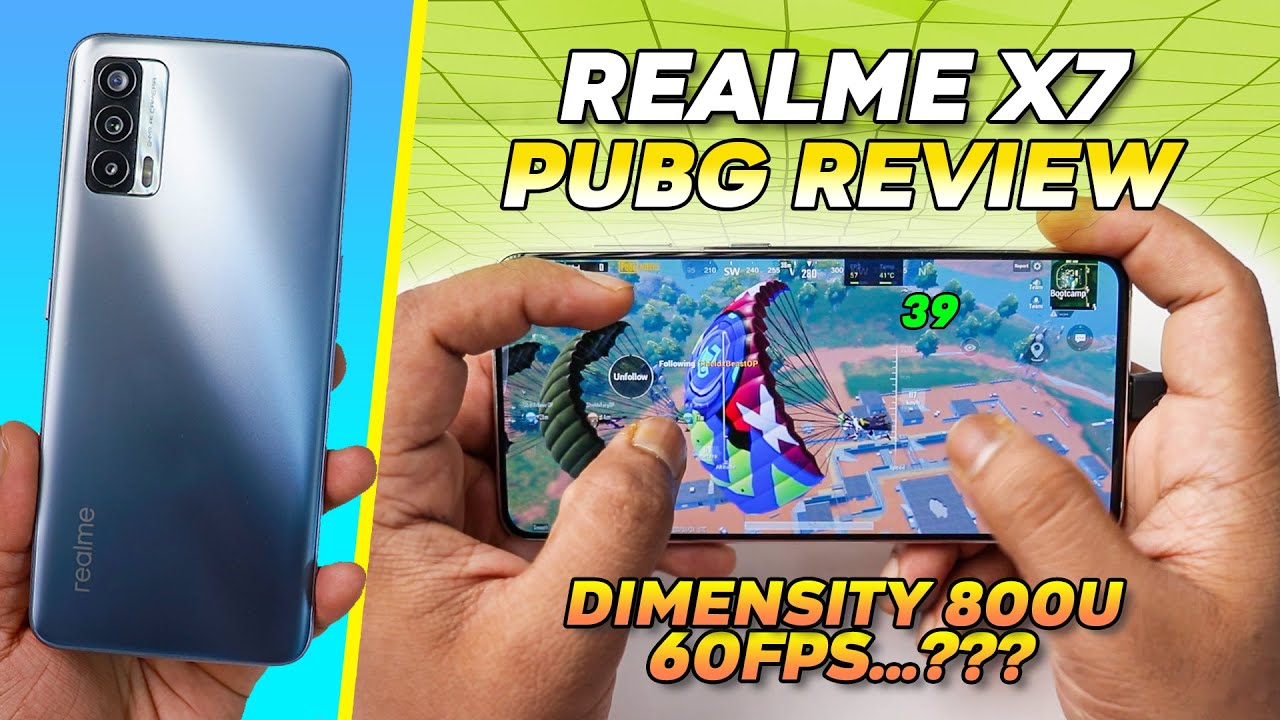 Realme X7 Pubg Test with FPS | Dimensity 800U | 60FPS chala payega...???