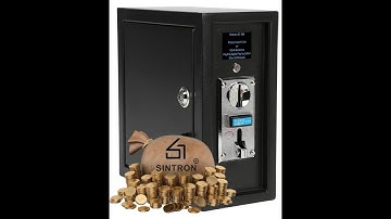 Introducing the Sintron ST-004: a mobile and coin payment featured machine.