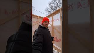 картинка: Ну как так???  Нельзя так строить каркасный дом. Технадзор.