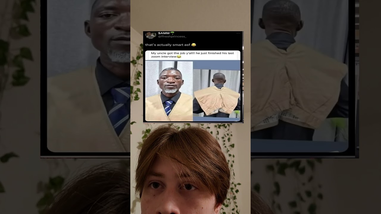 The Most Clever Zoom Interview Hack