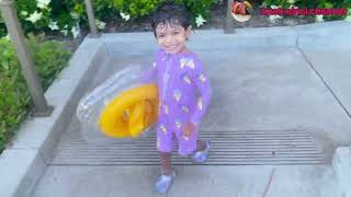 Aashvi's Splashing Fun! Toddler's First Adventures in the Pool! Discovers the Joy of Swimming!