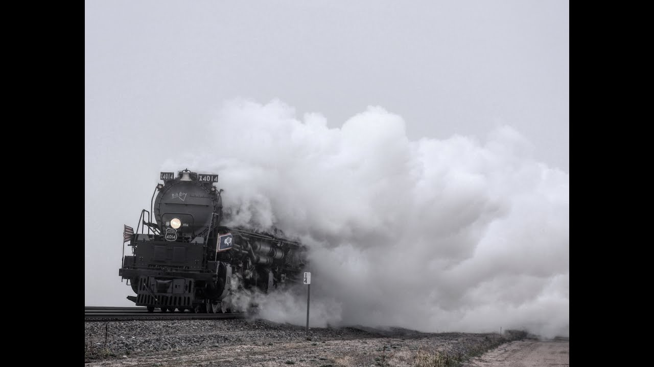 Chasing the Union Pacific Big Boy 4014 Laramie to Cheyenne