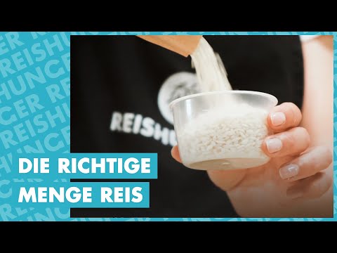 Die richtige Menge Reis -  Wie viel Gramm pro Person? | Reishunger erklärt