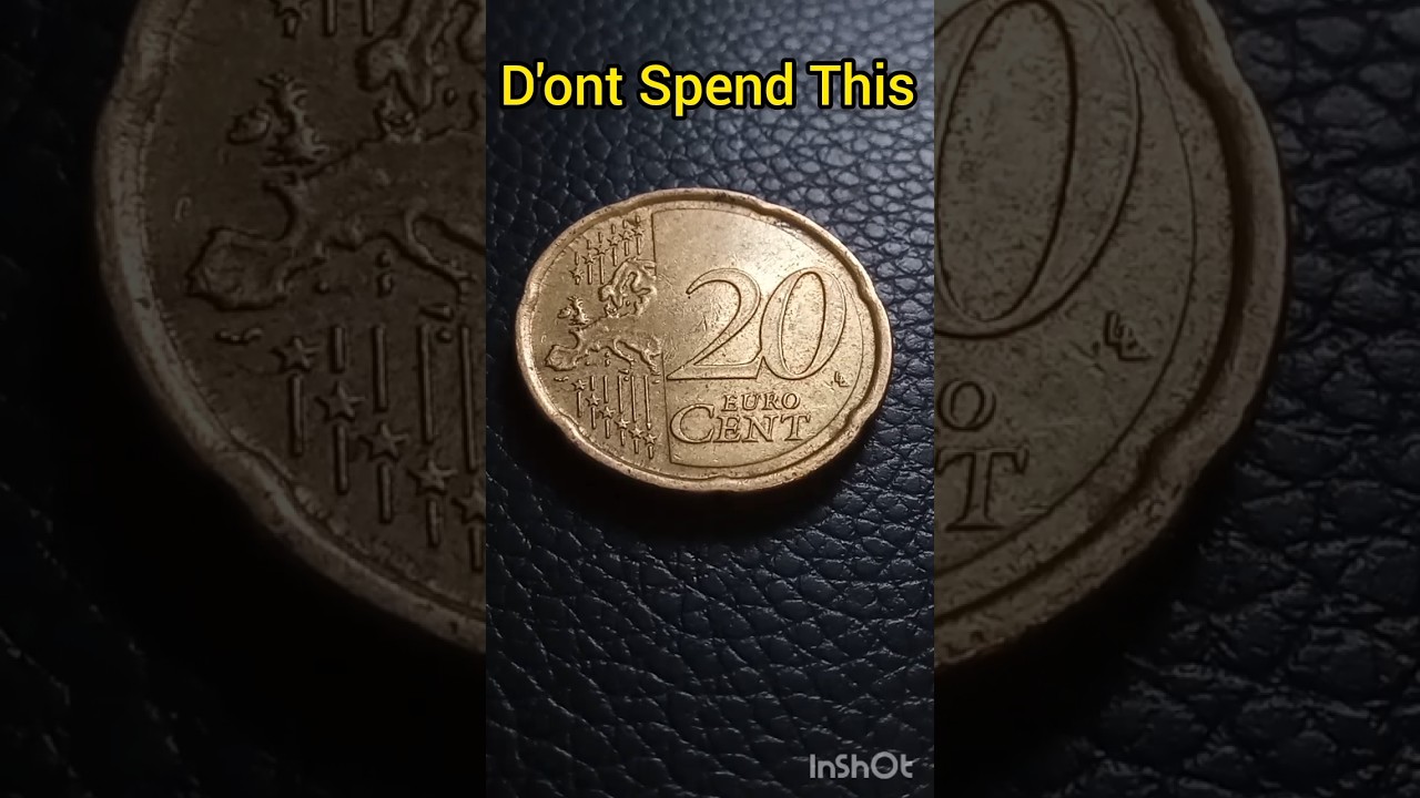 Не тратьте эту монету номиналом 97 000 долларов. 20 центов евро. Очень редкая монета с ошибкой.