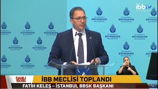 Başkanımız Fatih Keleş, İbb Meclisinde Kulübümüzün Başarıları Ve Hedefleri Hakkında Konuşma Yaptı.