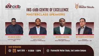 iWS–cidb Centre of Excellence Masterclass