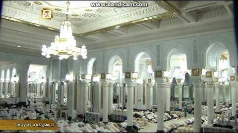 صلاة التراويح 27 رمضان 1437 هجرية للشيخ ياسر الدوسري سورة المزمل وسورة المدثر
