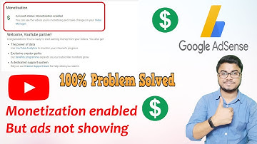 YouTube Channel Monetization Enabled But Ads Not Showing 2020 | 100% problem solved