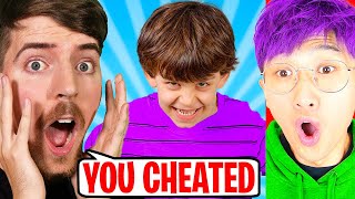 Kids Cheat MRBEAST For $1 MILLION!? (LANKYBOX Reacting To DHAR MANN!)