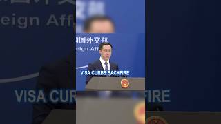 VISA MOVE DRAWS FIRE