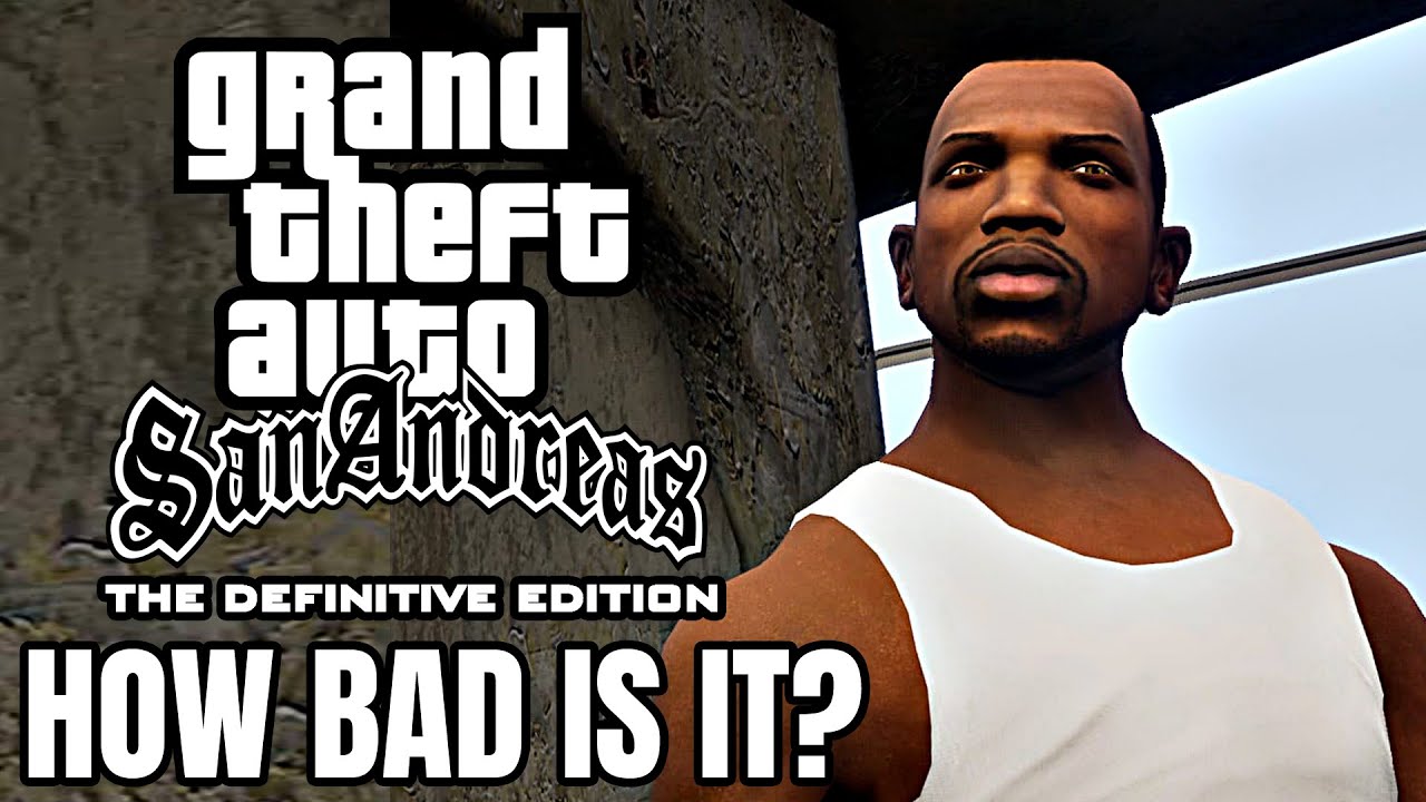 i miss the old san andreas😢, even if the graphics are bad but it contains  details that were not in the Definitive Edition, my god what did GSG do  They should never