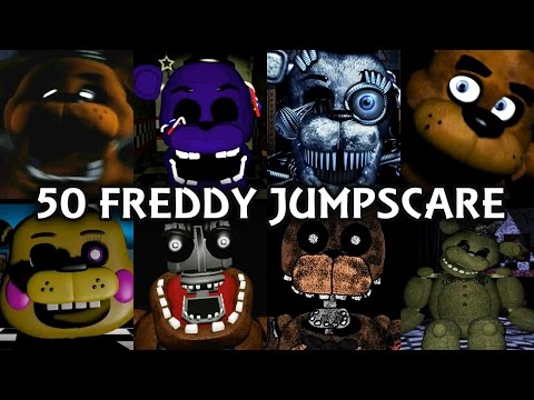 50 FREDDY JUMPSCARES! | FNAF & Fangame