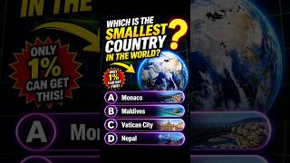 Which Is The Smallest Country In The World ?🌍😱 || #quiz #gk #usa