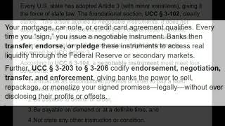 UCC Article 3 — What the Banks Hope You Never Learn