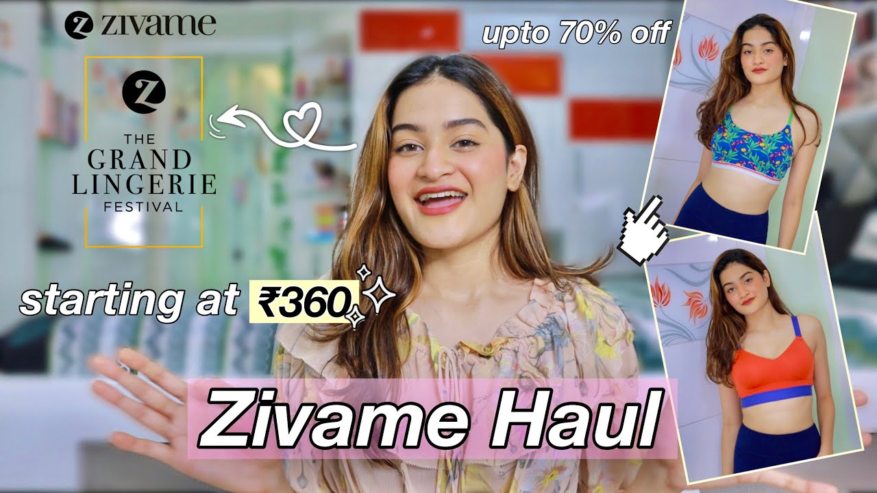 Zivame Lingerie haul 👙(affordable)| Every Girl Should Have | bras, nightwear, activewear 👚