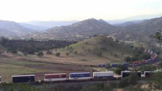 LOOPY!!!! UP Intermodal West @ The Tehachapi Loop 11MAY16 ES44AC-H 2567 Leading
