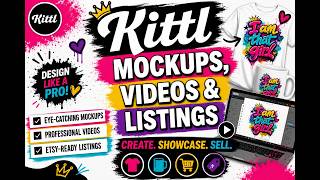 I Tried Kittl's NEW AI Mode... It Made My Mockups, Videos & Etsy Listings!