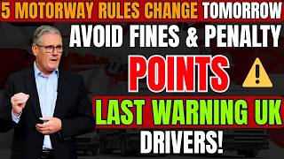 LAST WARNING for UK Drivers! 5 Smart Motorway Changes Begin TOMORROW – Avoid Fines & Penalty Points