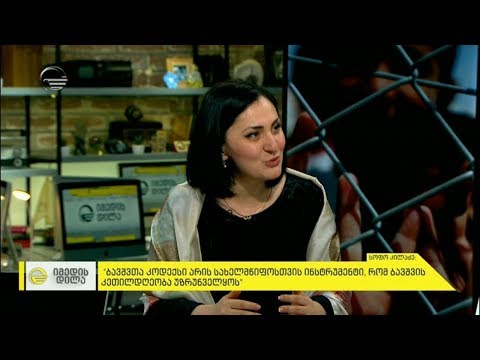 პროექტი, რომელიც ბავშვთა უფლებების დებულებებს განიხილავს და კოდექსის შექმნაზე მუშაობს