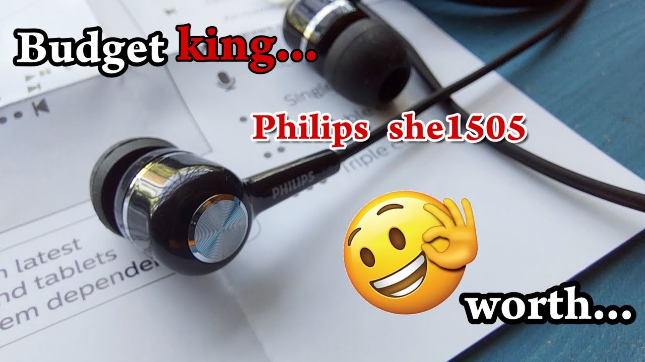 Philips she1505 earphone with mic | only 2minute