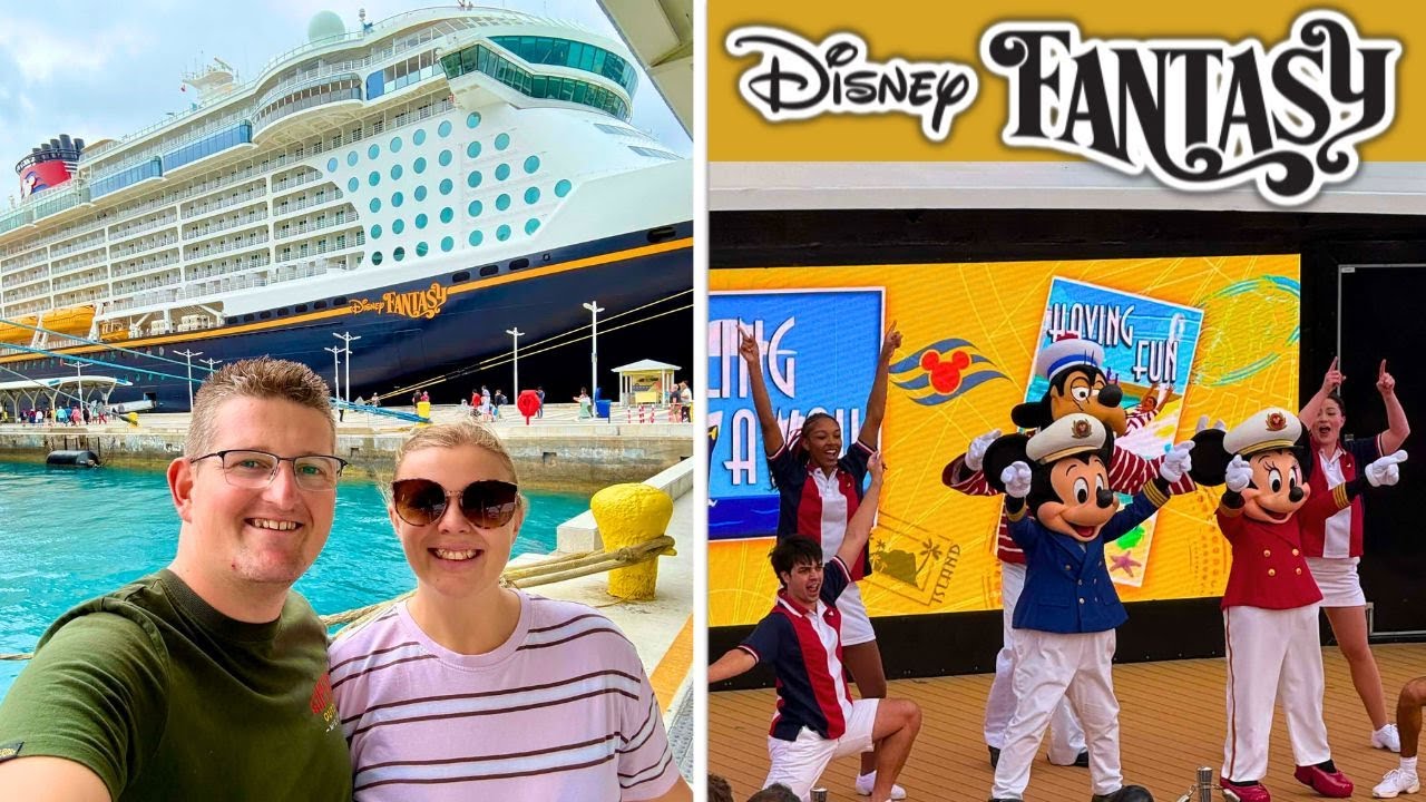 Disney Fantasy DAY 1 - Embarkation, Verandah Stateroom & Sail Away!