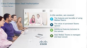SaaS Authorization Training   Webex Teams   Module 2   Part 3 of 5   Video