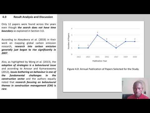 SEEDS Conference 2021 -Role of Contractors in Reducing Carbon during Construction -Suhaib Arogundade