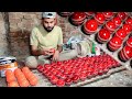 How cricket ball making in expert way  wonderful process