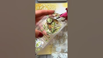 Aesthetic Art Journal ASMR | Mixed Media Art #creativejournaling #asmr #mixedmedia