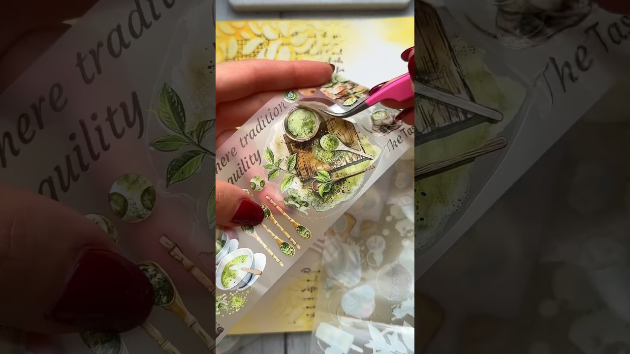 Aesthetic Art Journal ASMR | Mixed Media Art 