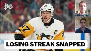 What's next for Penguins after snapping their losing streak?
