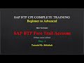 SAP BTP Trial Account Kaise Banaye | Step-by-Step in Hindi | SAP CPI Series – Episode 1|By Abhishek
