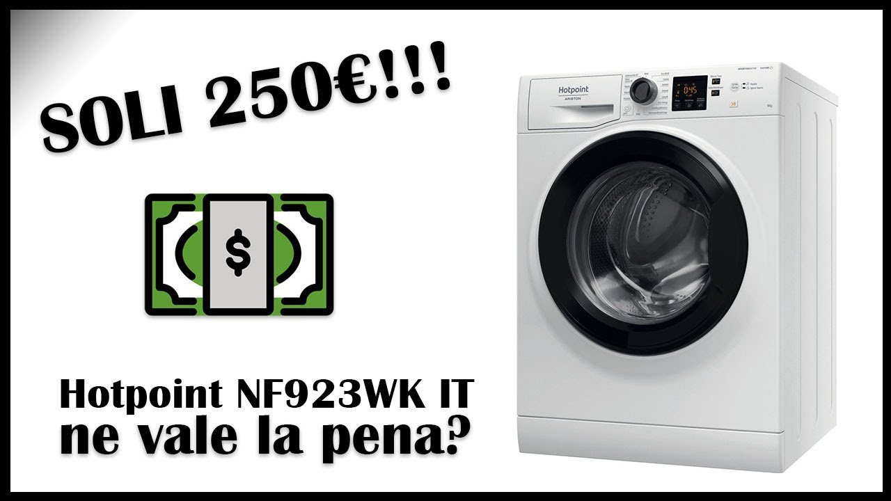 Incredibile, ma vero: Lavatrice Hotpoint Ariston a 250€!!! La recensione. -  YouTube