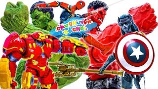 Đồ Chơi Siêu Nhân NGƯỜI NHỆN HULKBUSTER GREEN HULK vs RED HULK PROXIMA MIDNIGHT - Câu Chuyện Đồ Chơi