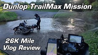 Dunlop TrailMax Mission 26k Mile Tire Review Vlog Style BMW MOA National Rally Lebanon Tennessee