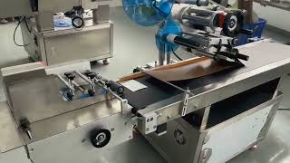 Full‑Auto Plastic Bag Paging Labeling Unit, Sticker Labeller for Stacked Flexible Packaging Bags