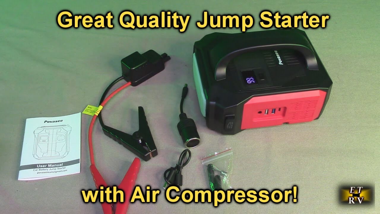 3in1 Jump Starter Air Pump & Power Bank