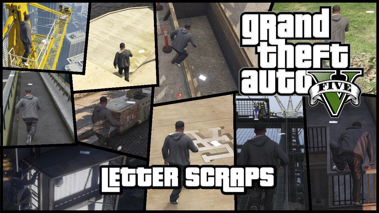 GTA V All 50 Letter Scraps EASIEST FASTEST WAY YouTube 