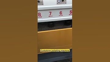 New designed automatic PLC control curbstone polishing machine