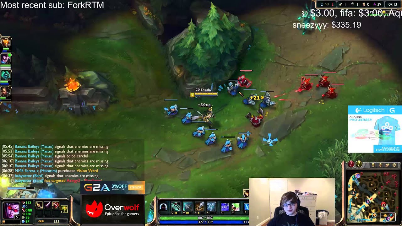 Meteos and Sneaky on Auto Spacing - Term coined by Doublelift