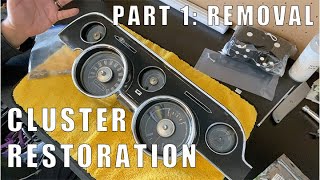 1967 68 Ford Mustang gauge restoration (Part 1: Removal coupe or fastback)