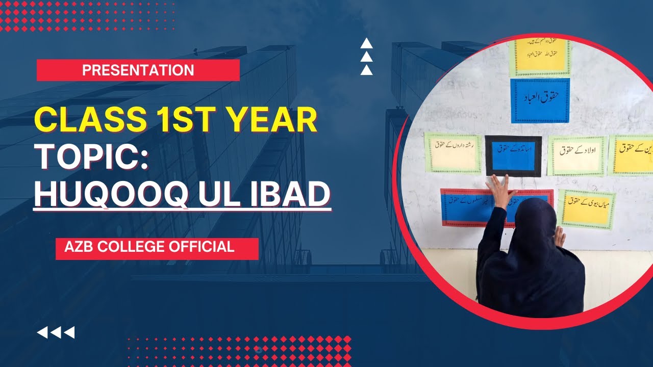 Huqooq Ul Ibad PRESENTATION | CLASS 1ST YEAR | AZB COLLEGE OFFICIAL ...