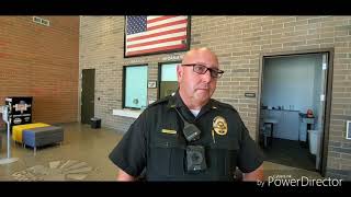 Goodyear police department conversation with Lt  Garner