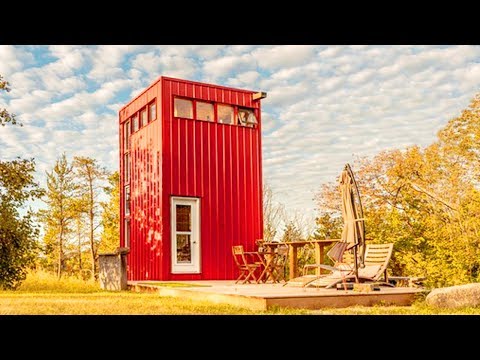 stunning-beautiful-the-tall-red-tiny-house-near-belleville-ontario-|-living-design-for-a-tiny-house