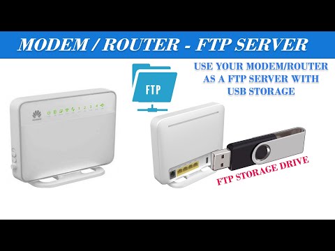 Enable FTP Server function on your Huawei Modem/Router with USB device. FTP server without PC