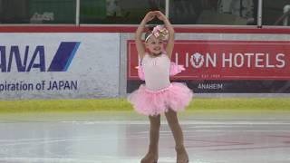 Amazing 4 Year Old Performs Figure Skating Routine in 2017 ISI Worlds Mariah Bell Benefit Show